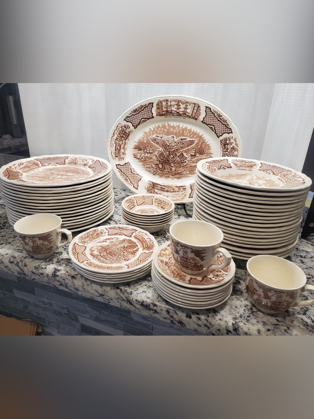 Fair Winds Dinnerware Set - Scenic Pattern